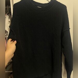American Eagle Outfitters Black Crew Neck Sweater